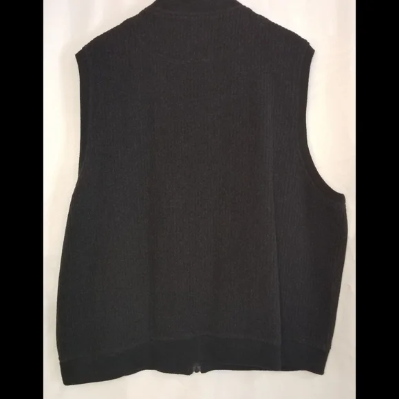 Orvis Men's Black Sweater Vest Size XXL - Picture 3 of 6